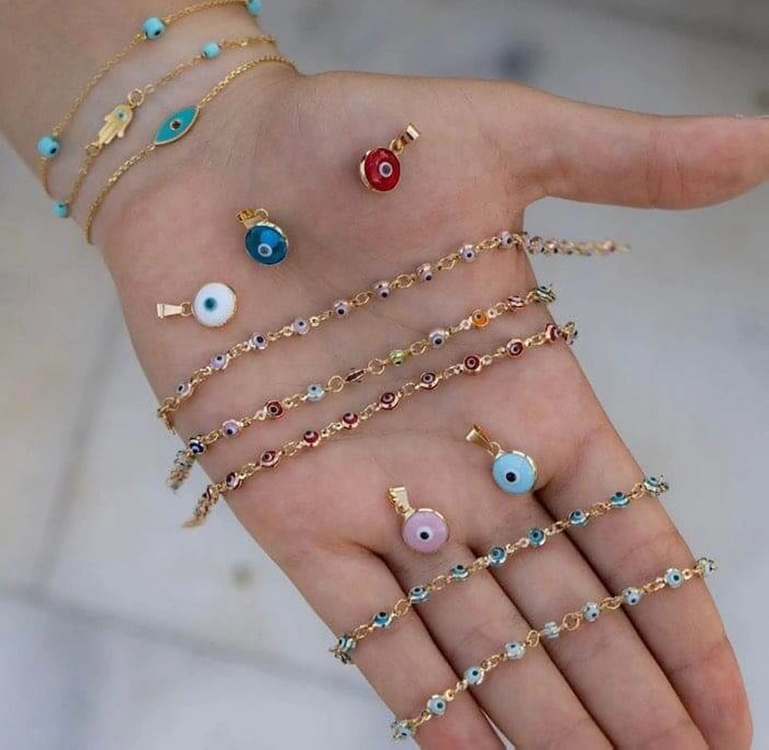 Buddha Stones Silver Sheen Obsidian Cinnabar Copper Year Of The Snake Protection Bracelet