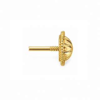 18K Solid Yellow Gold Earring Screw Back Replacement part for screwbacks