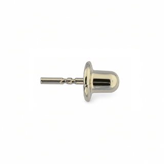 18K White Gold Earring Screw Back Replacement Tall model 