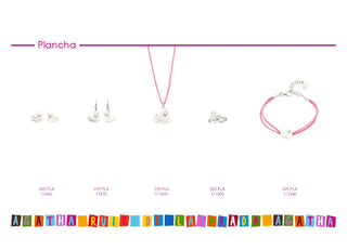 Sterling Silver Hammered Heart with Zirconia Bracelet 