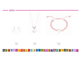 Sterling Silver Small Open Heart Pink cord Bracelet