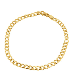 18K ソリッドイエローゴールド カーブリンク ブレスレット アマリアジュエリー専用