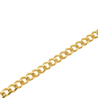 18K ソリッドイエローゴールド カーブリンク ブレスレット アマリアジュエリー専用