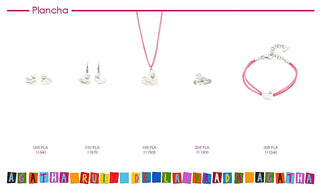 Sterling Silver Hammered Satin Heart and Zirconia Earrings